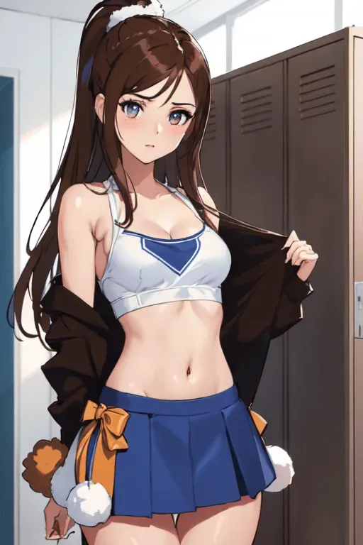 Madison Roberts in skirt