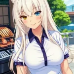 Yuki Shimizo in White Top