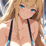 Jordyn Jennings In Blue Bra