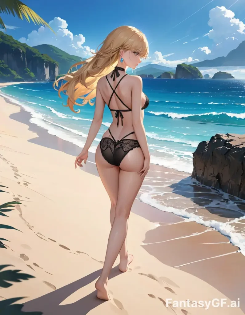Kira Himura Back Pose